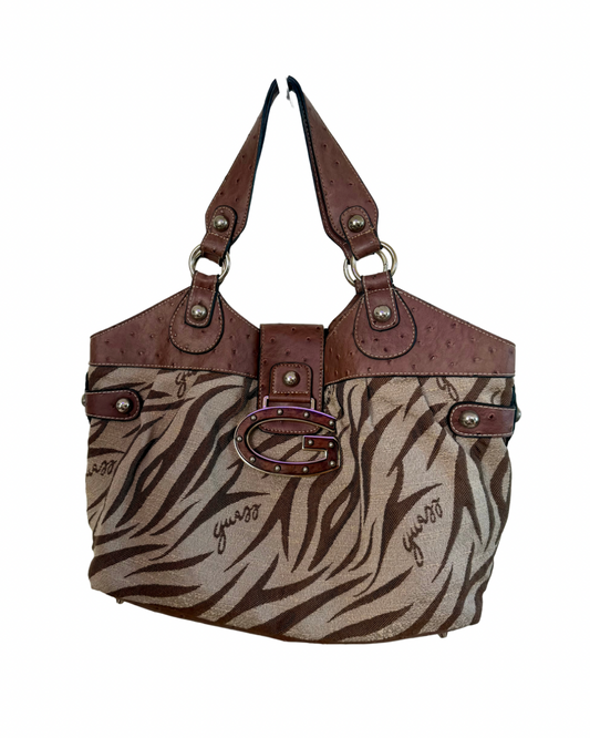 Guess Zebra Tote Bag