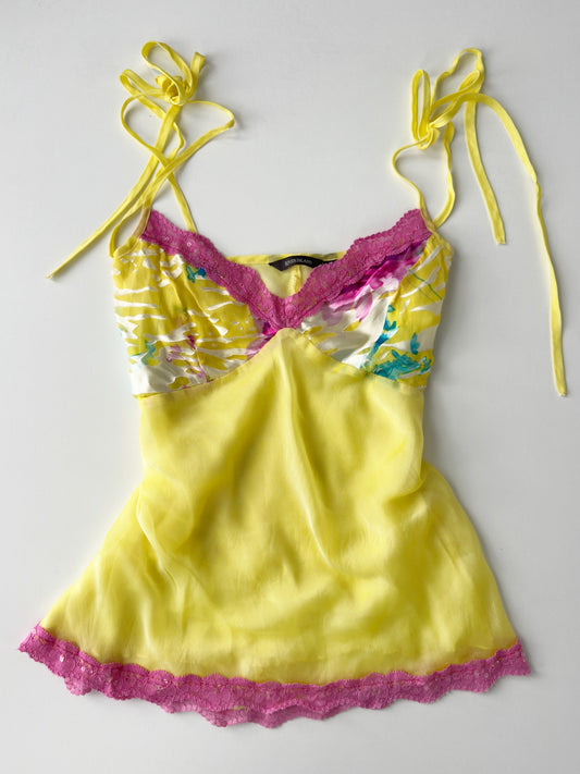 Yellow Sequin Cami