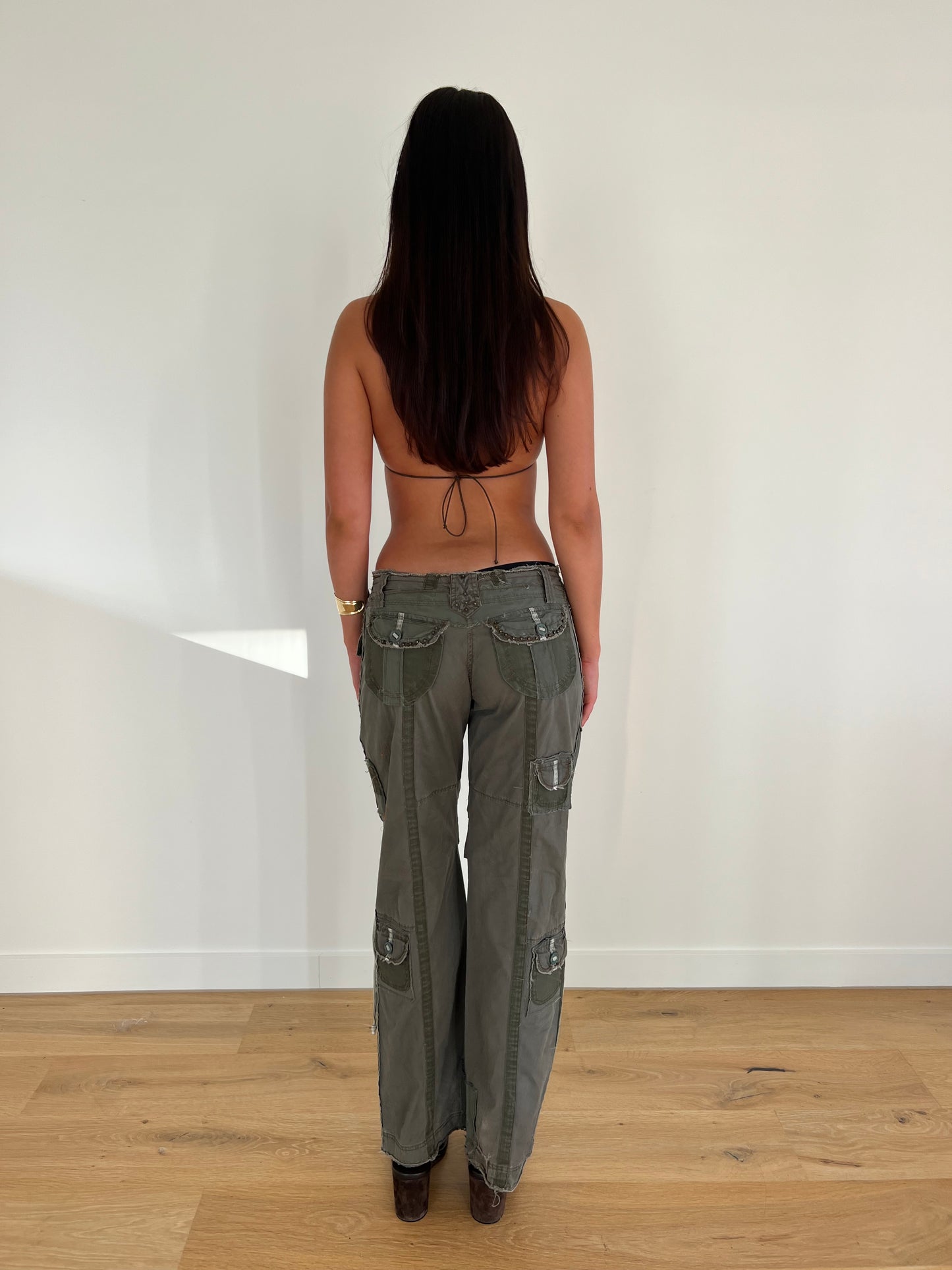 Low Rise Cargo Pants