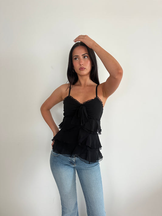Layered Black Cami