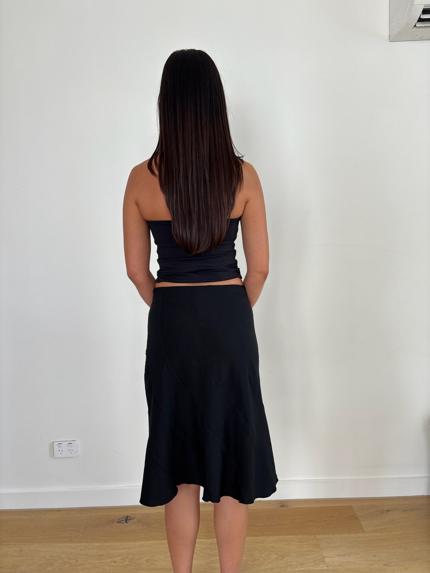 Black Midi Skirt