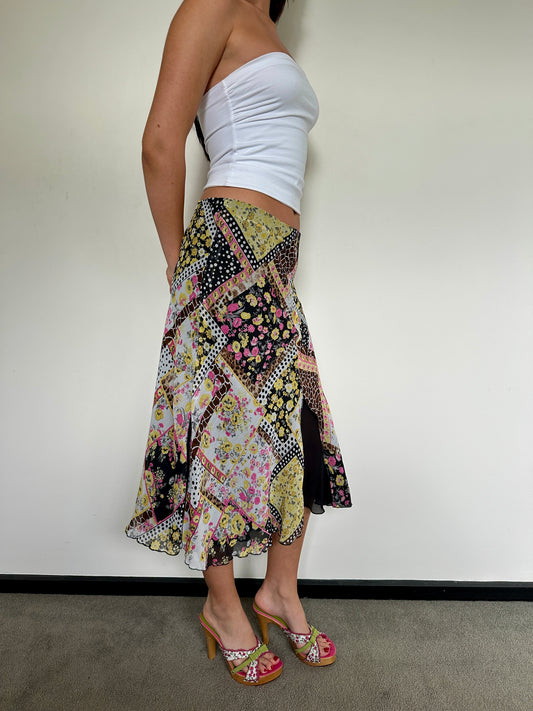 Floral Midi Skirt