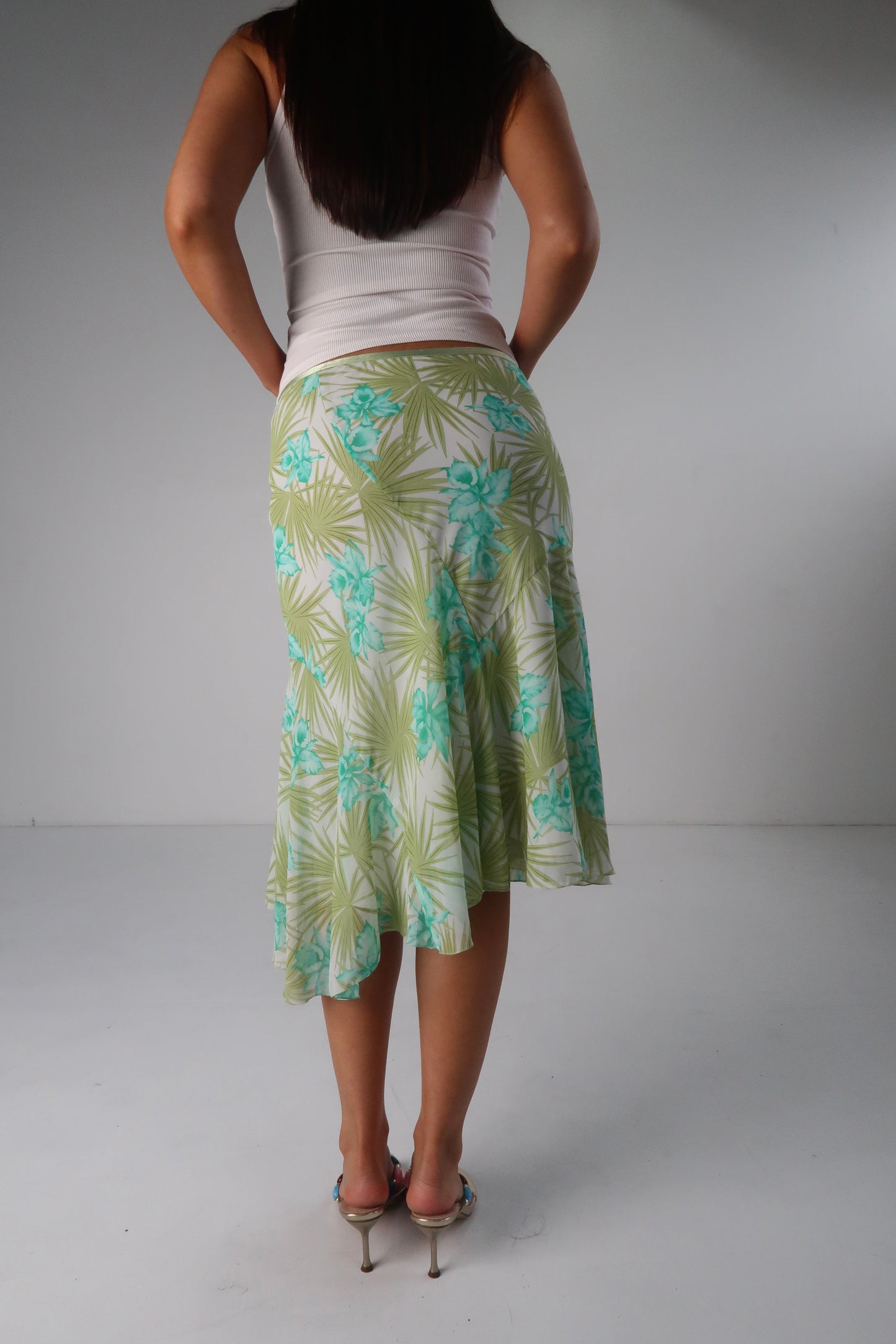 Green Floral Mini