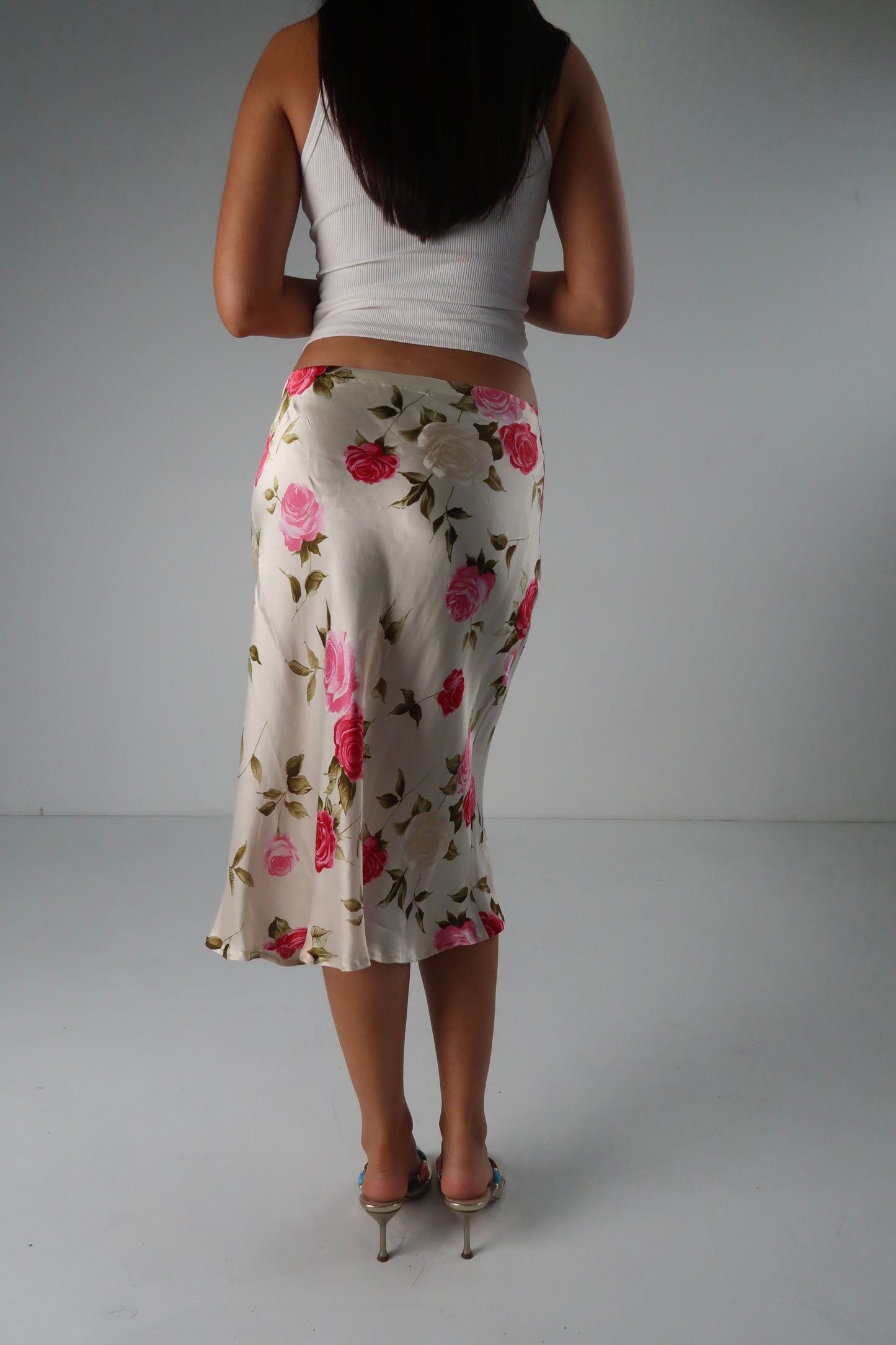 Italian Rose Midi Skirt