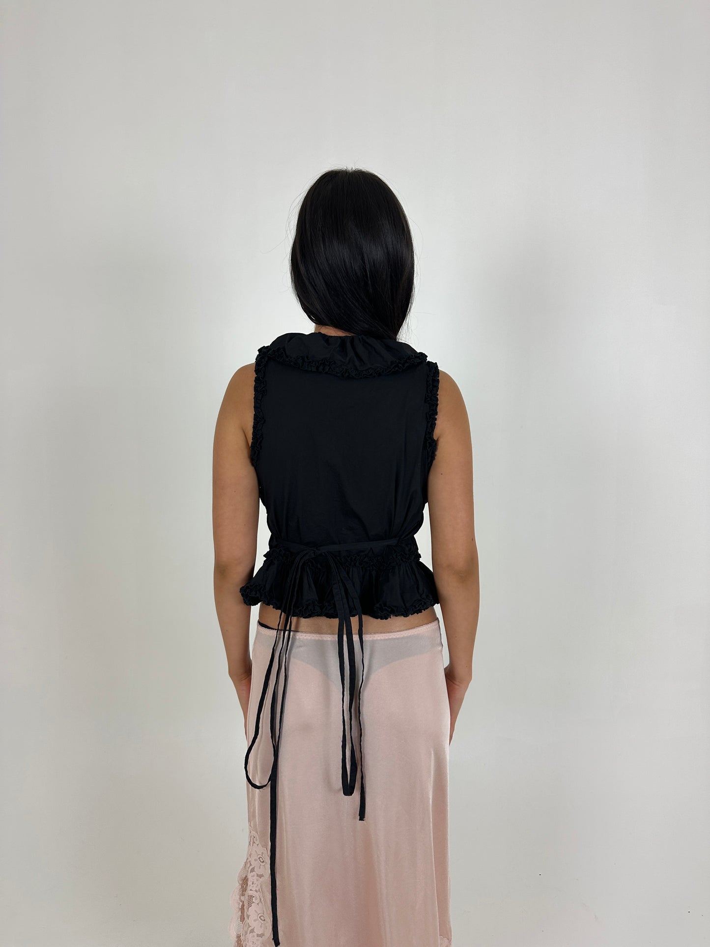Ruffle Vest