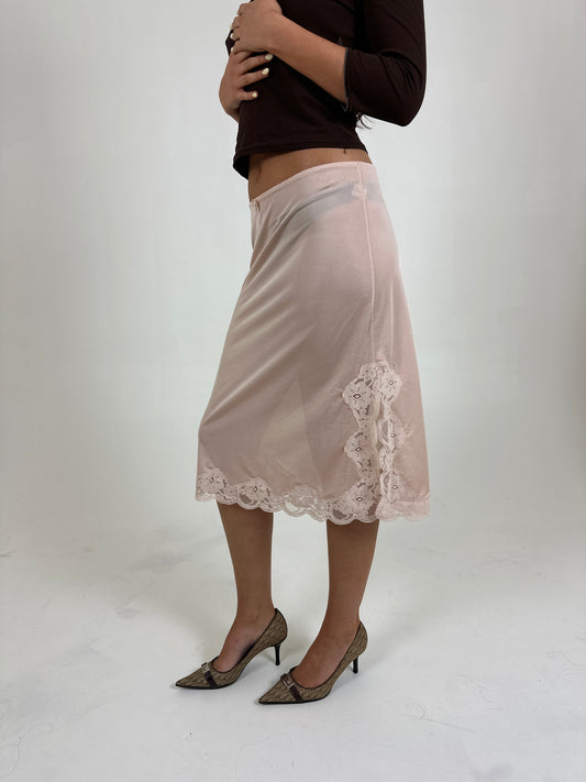 90s Slip Midi Skirt