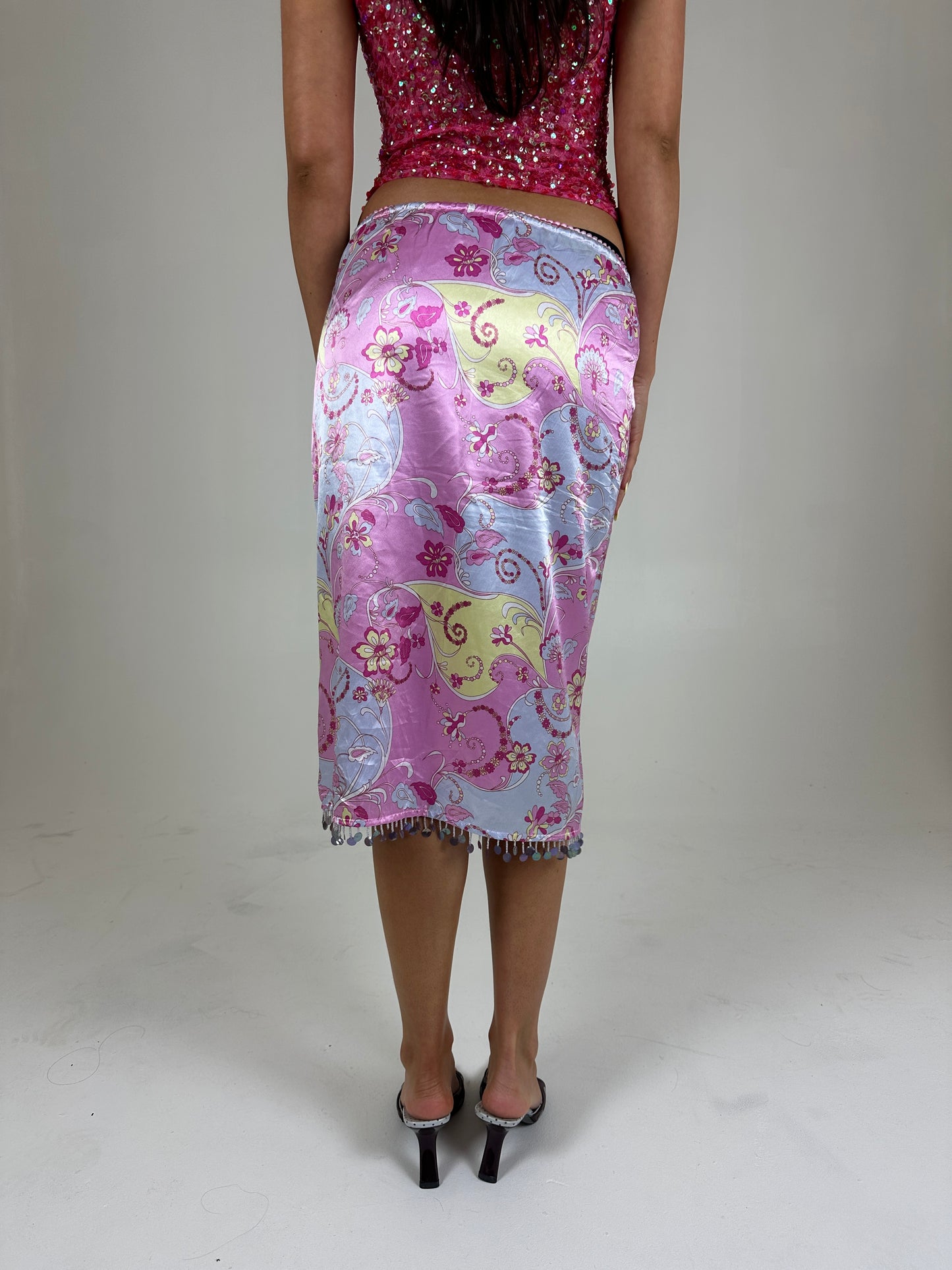 Paisley Midi Skirt