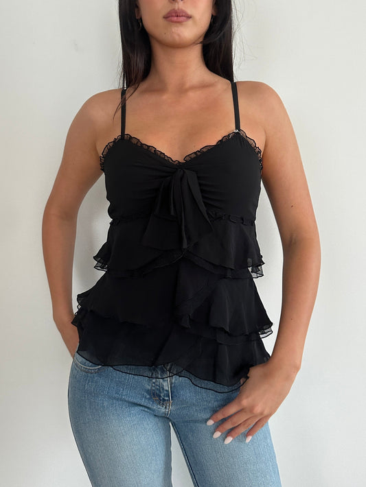 Layered Black Cami