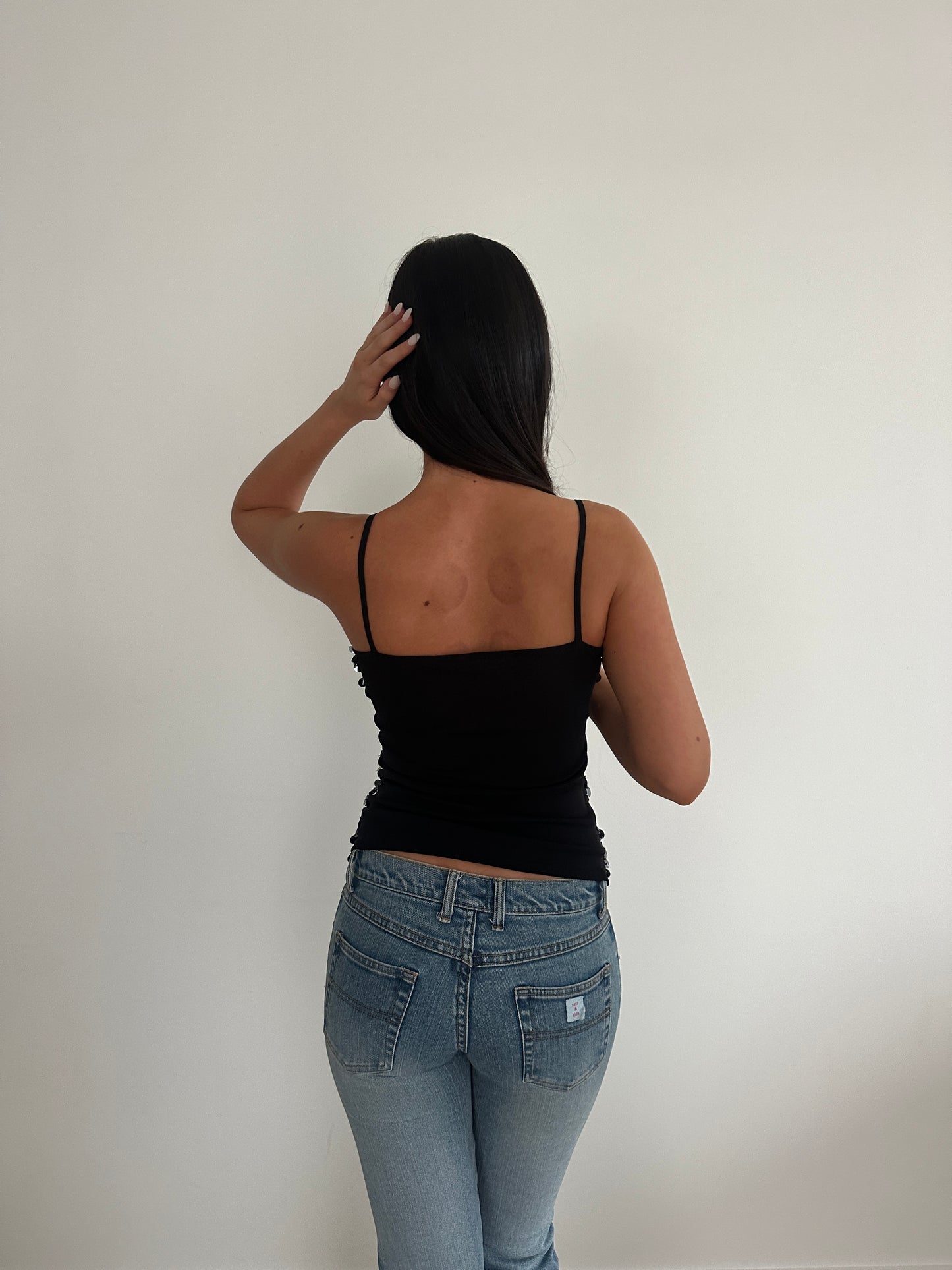 Mesh Sparkle Cami Top