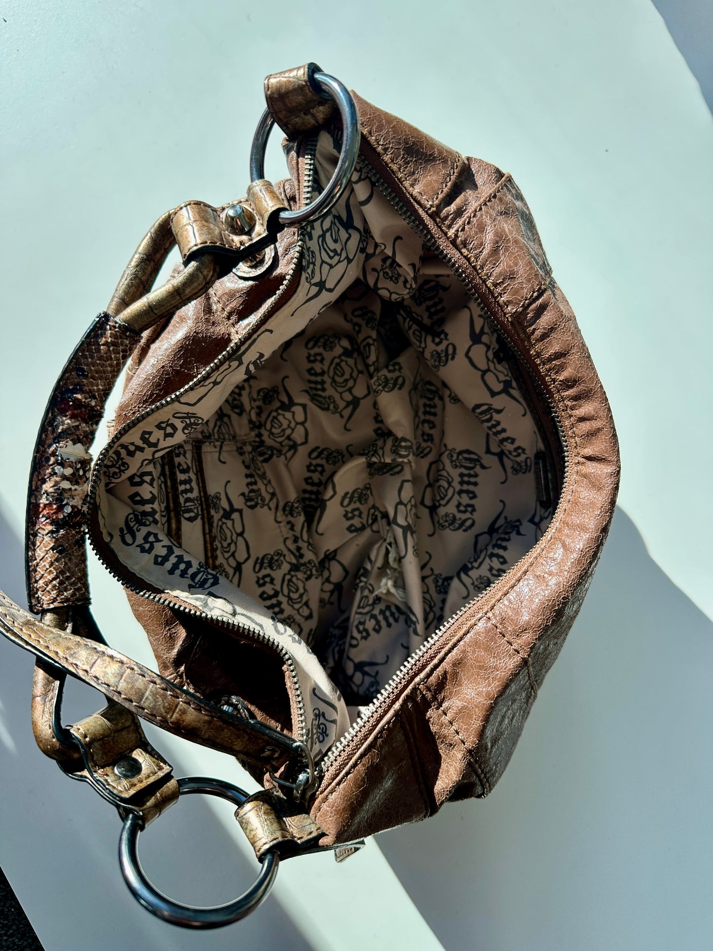 Guess Snakeskin Bag