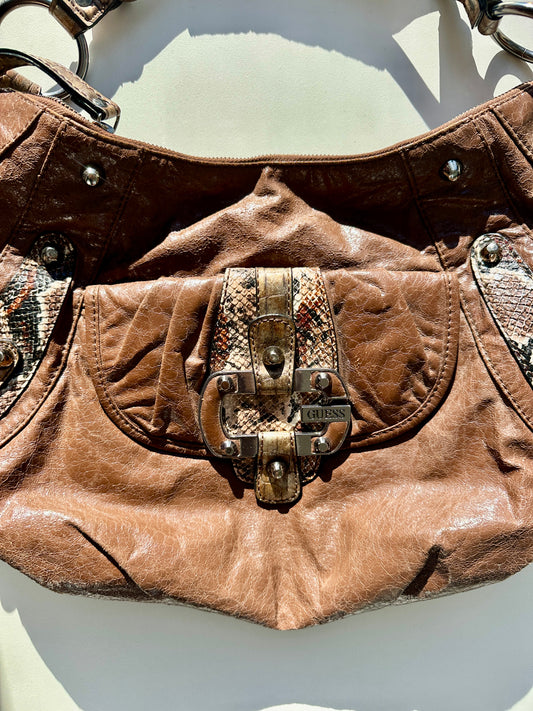 Guess Snakeskin Bag