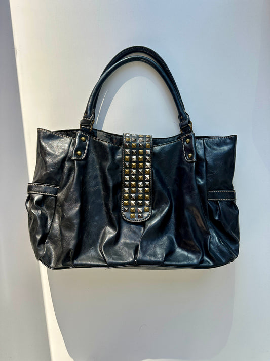 Black Studded Bag