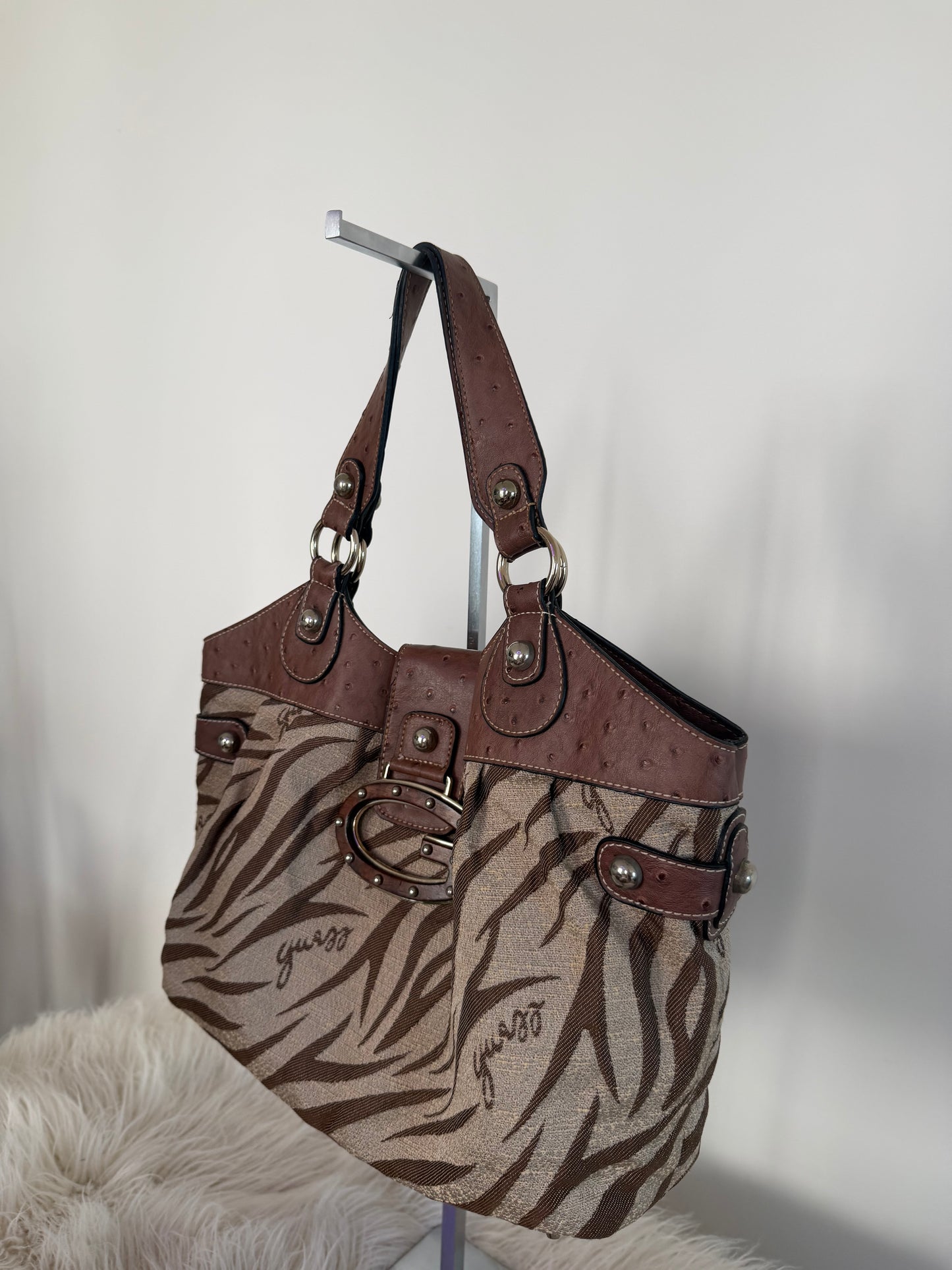 Guess Zebra Tote Bag