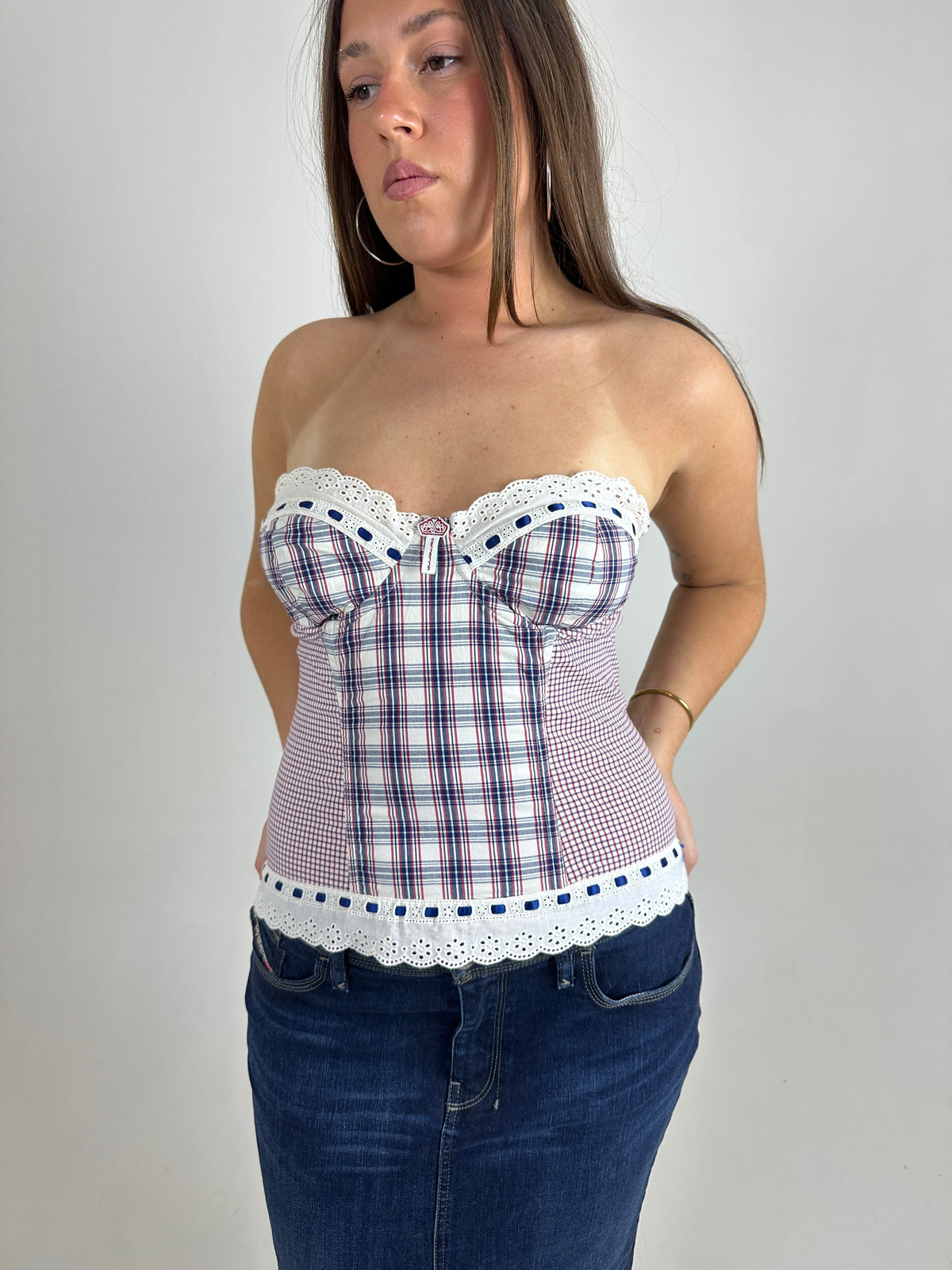 Italian Gingham Corset
