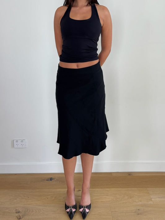 Black Midi Skirt