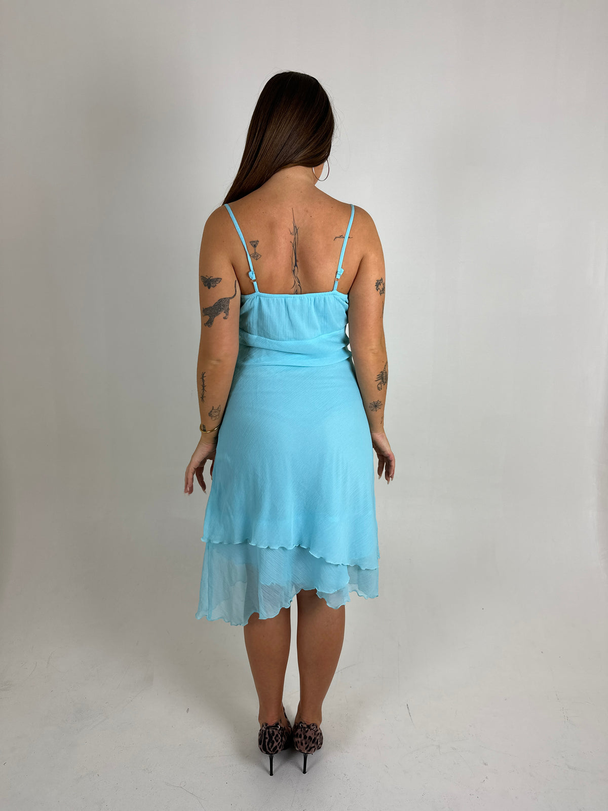 Aqua Midi Dress