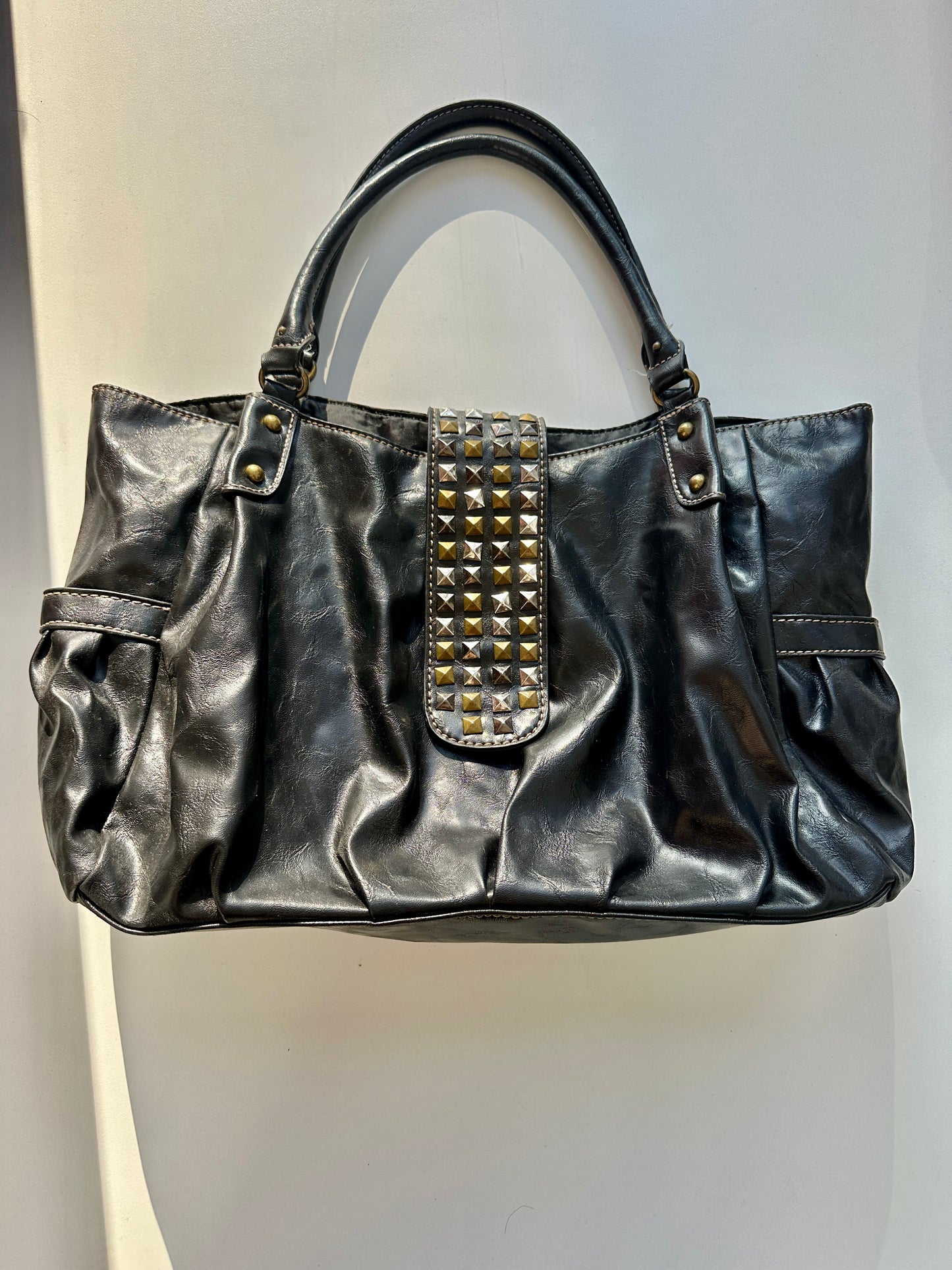 Black Studded Bag