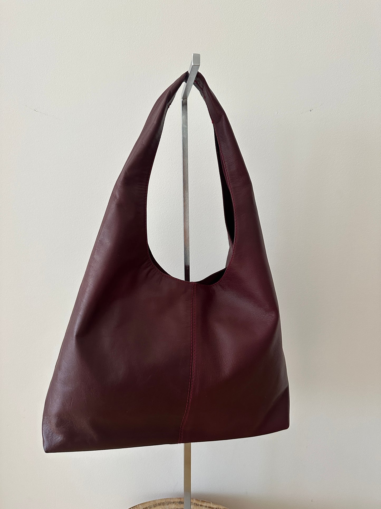 Cherry Red Leather Bag
