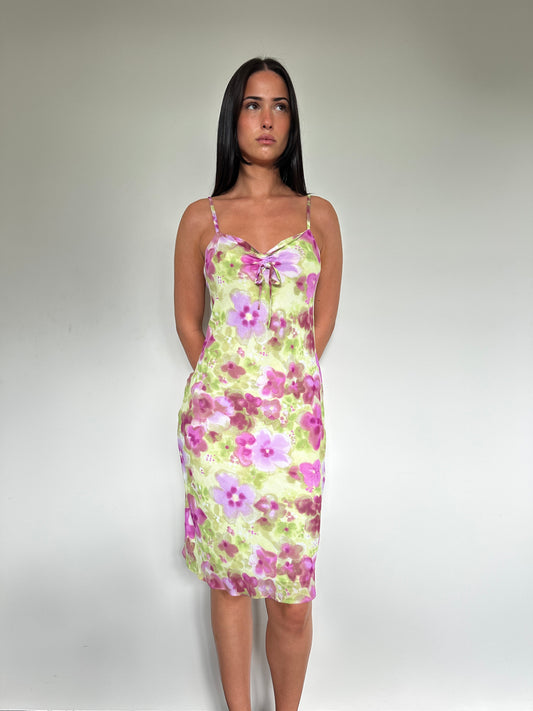 Floral Midi Slip Dress