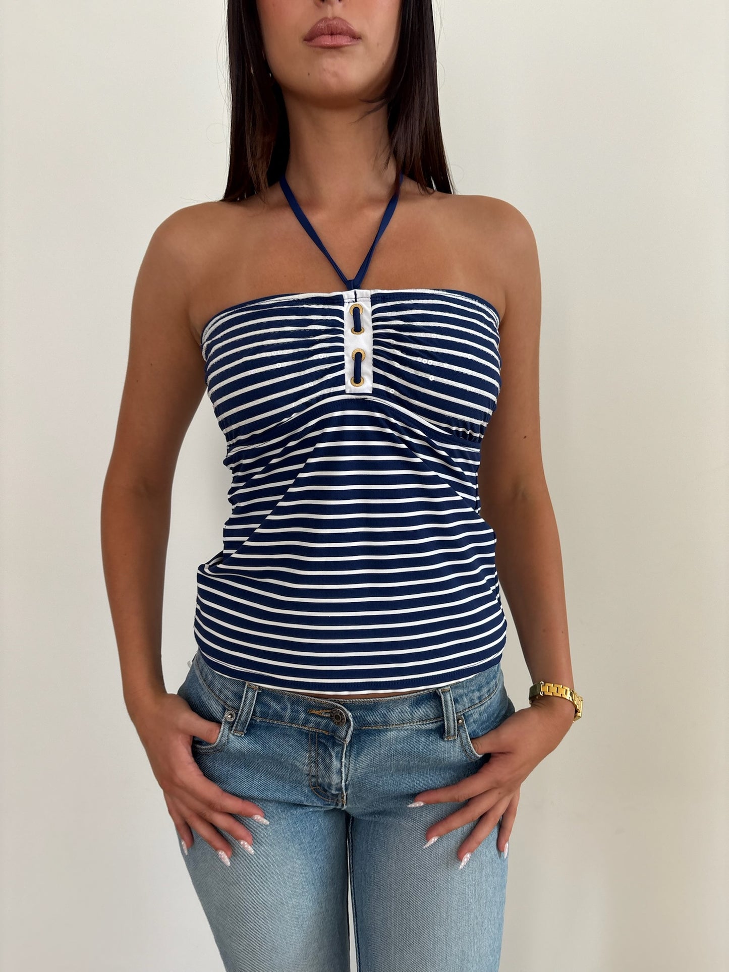 Stripe halter
