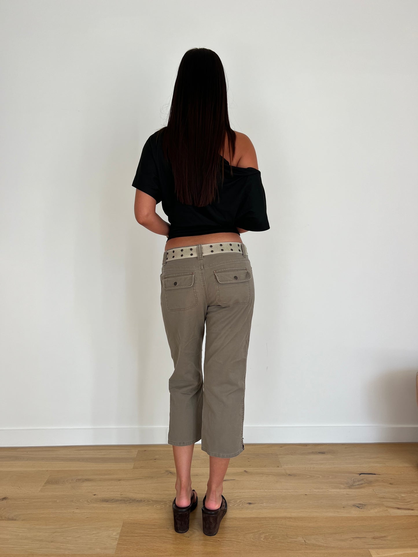 Khaki Capris