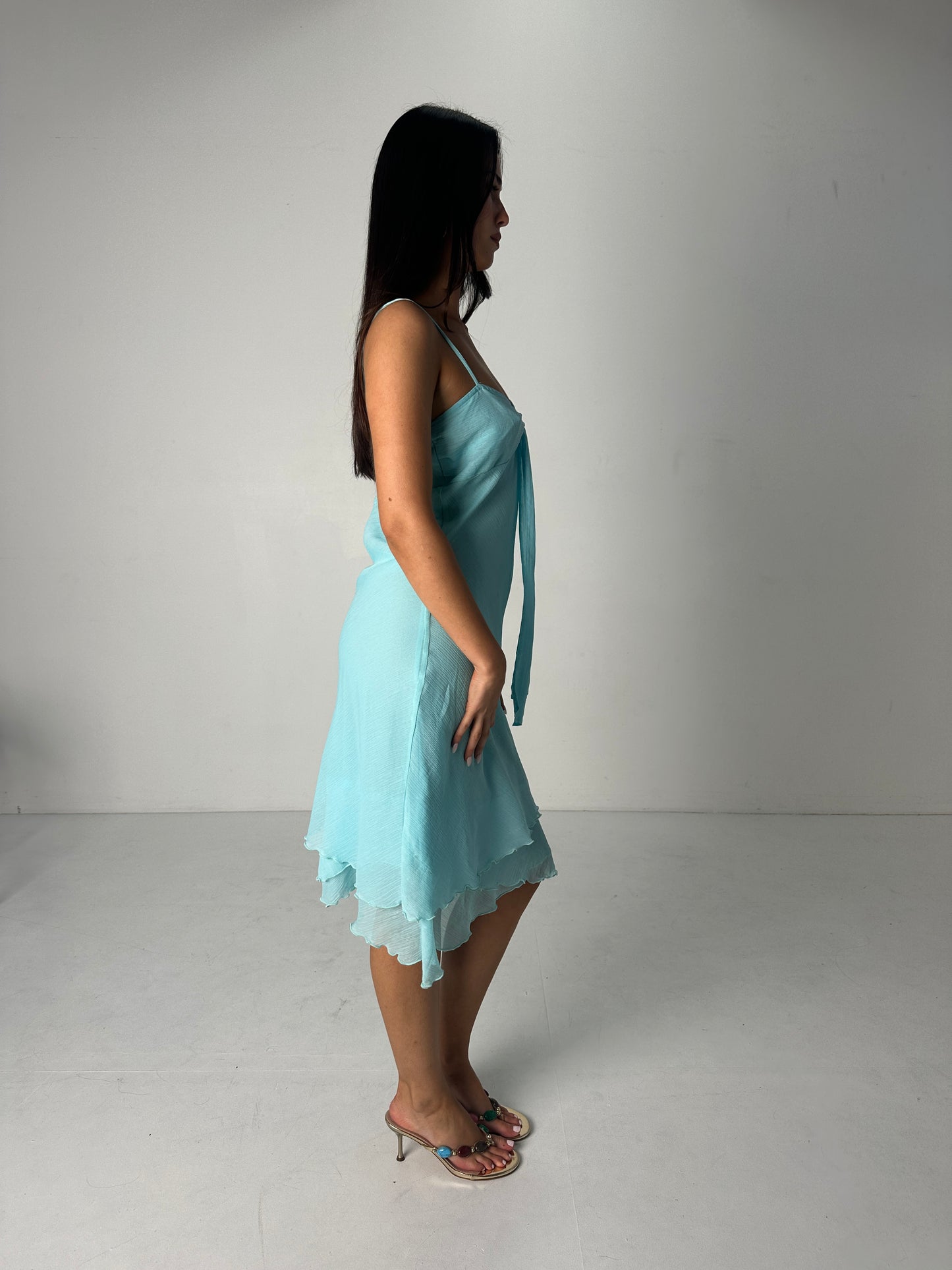Aqua Midi Dress