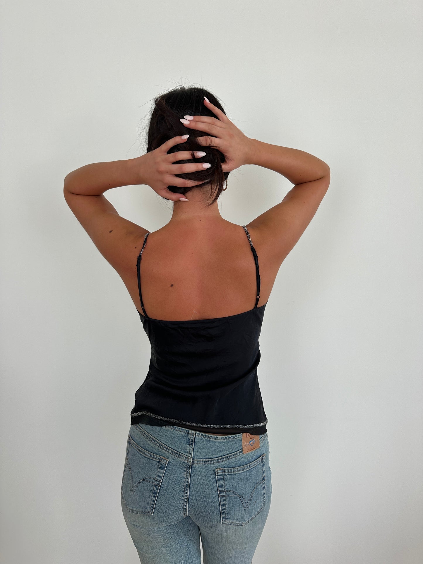 Silk Embellished Top