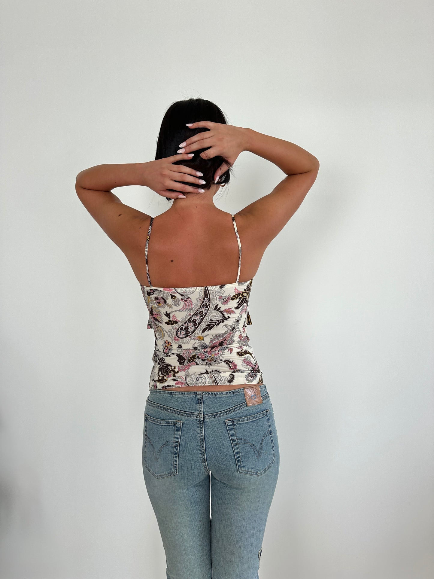Paisley Frill Cami