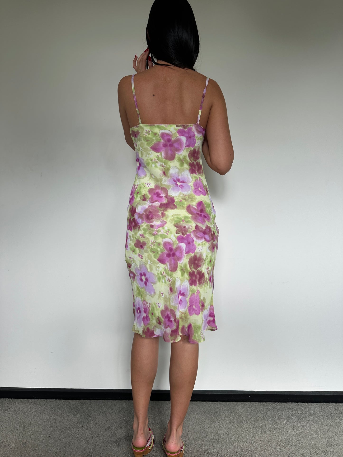 Floral Midi Slip Dress