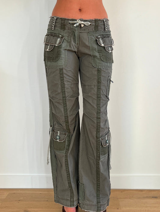 Low Rise Cargo Pants