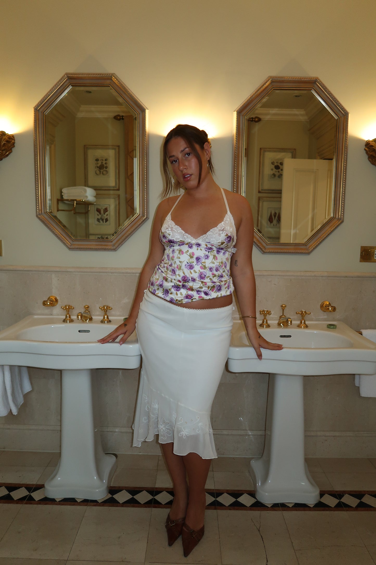 White Fairy Midi Skirt
