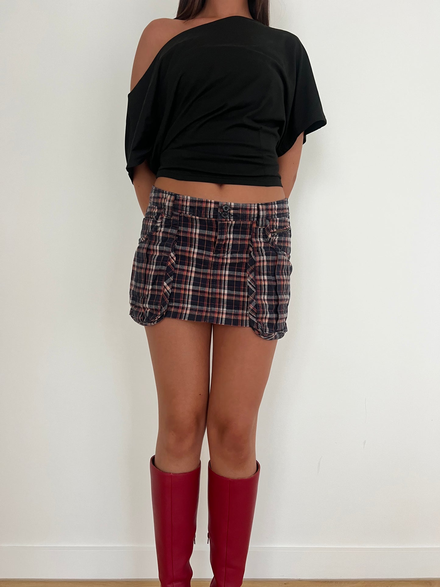 Plaid Mini Skirt