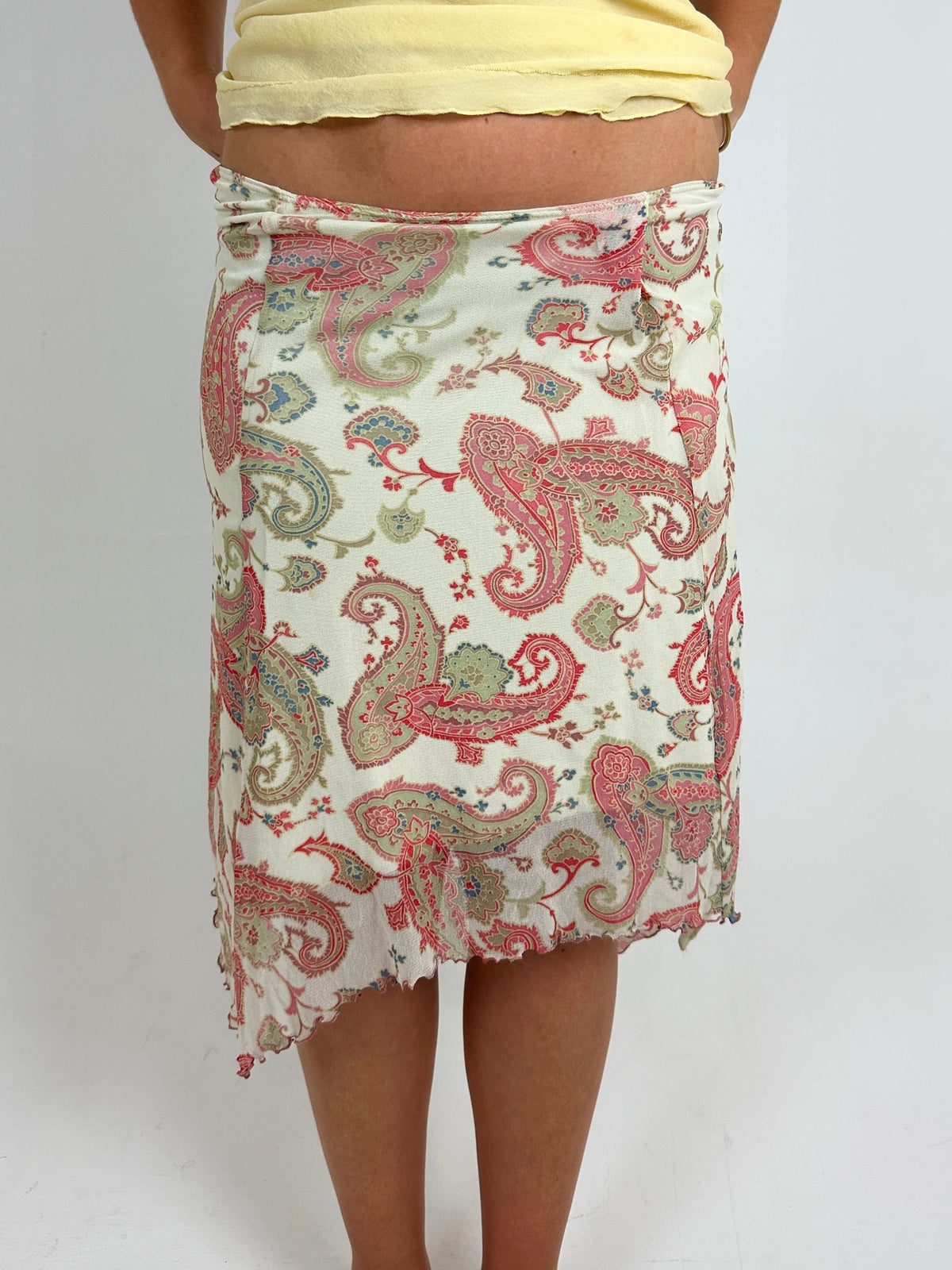Paisley Midi Skirt