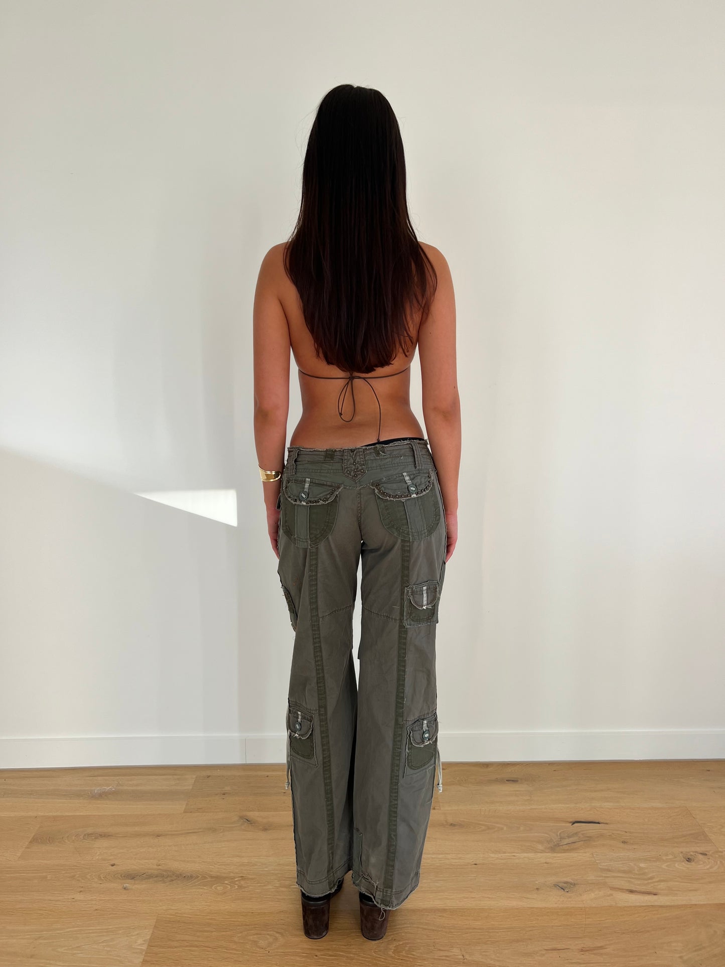 Low Rise Cargo Pants