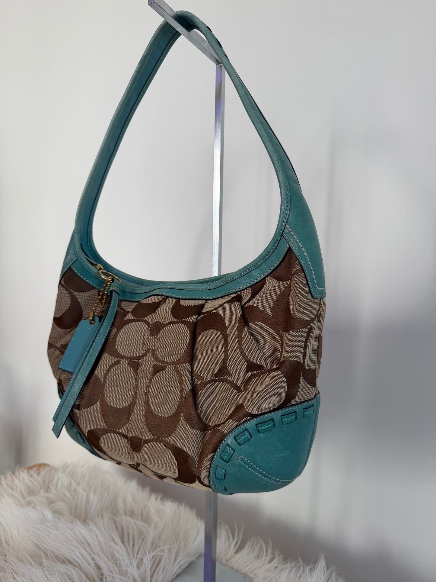 Coach Teal Ergo Shoulder Bag