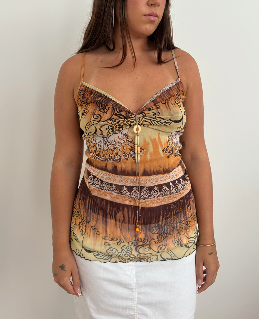 Mesh Cami Top