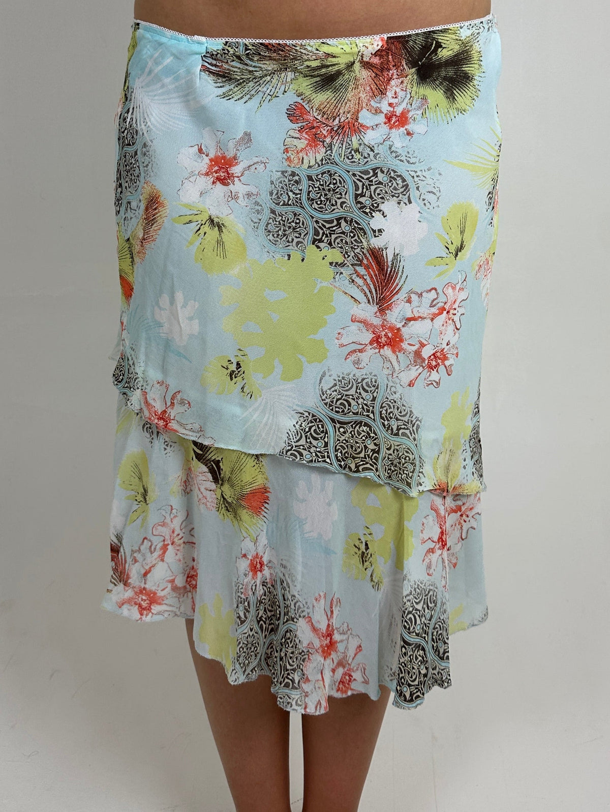 Floral Midi Skirt