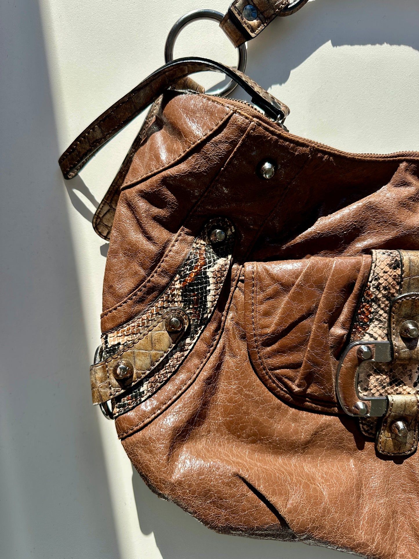 Guess Snakeskin Bag