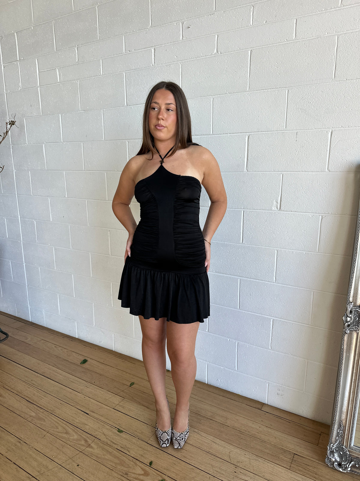 Black Paris Mini Dress