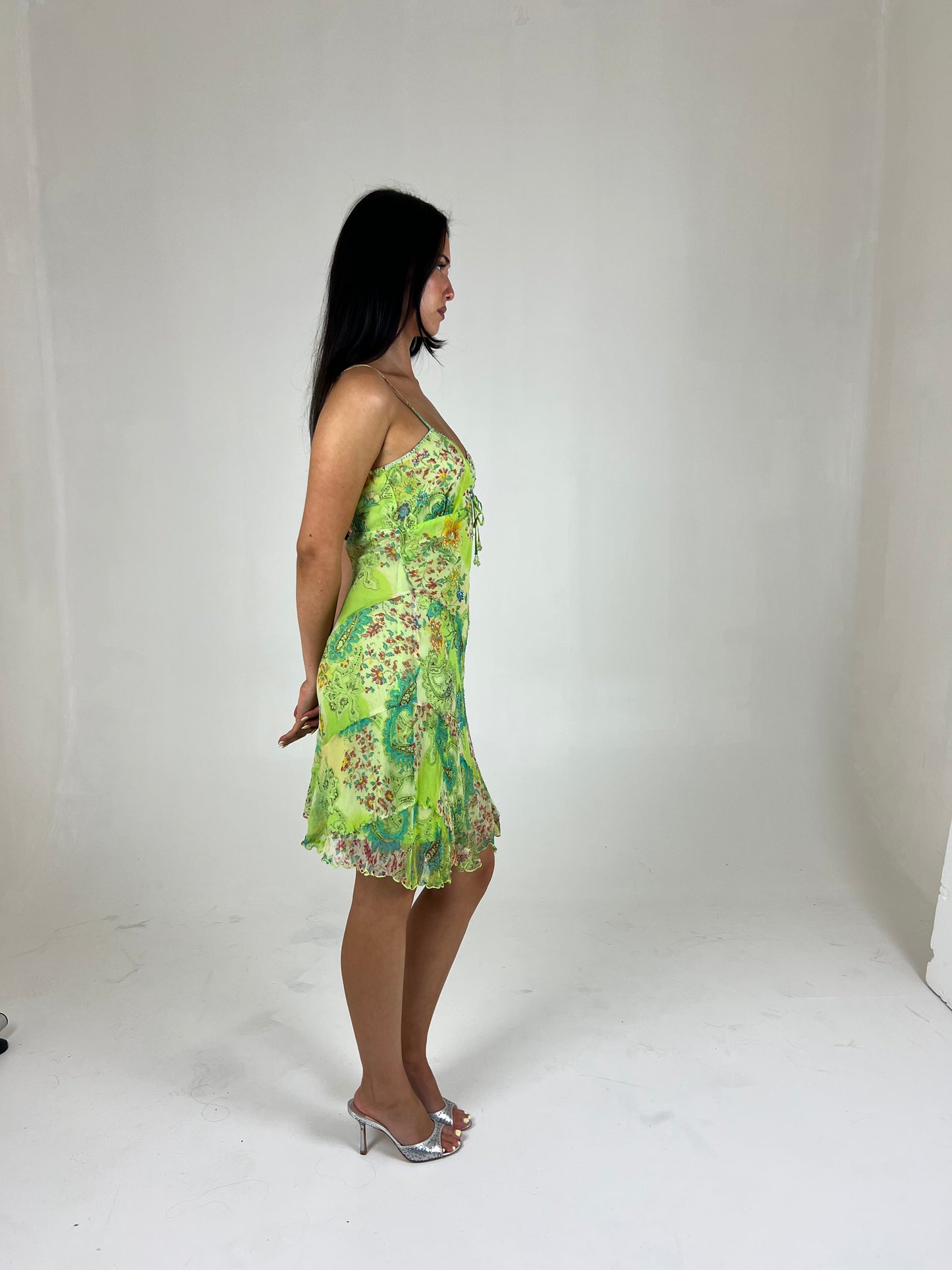 Rene Derhy Beaded Midi Dress