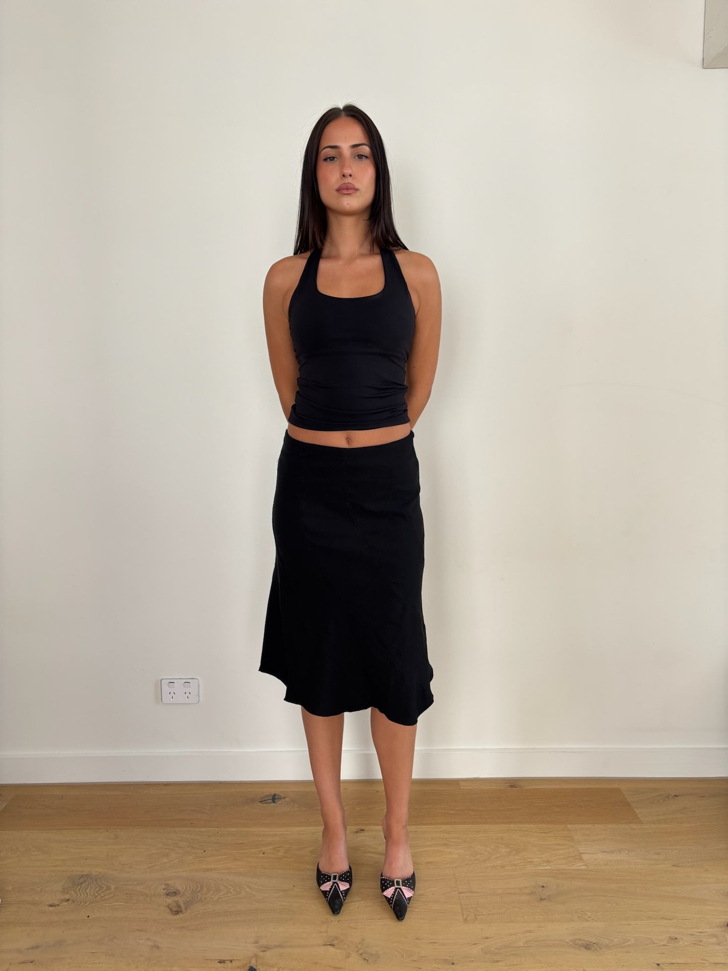 Black Midi Skirt
