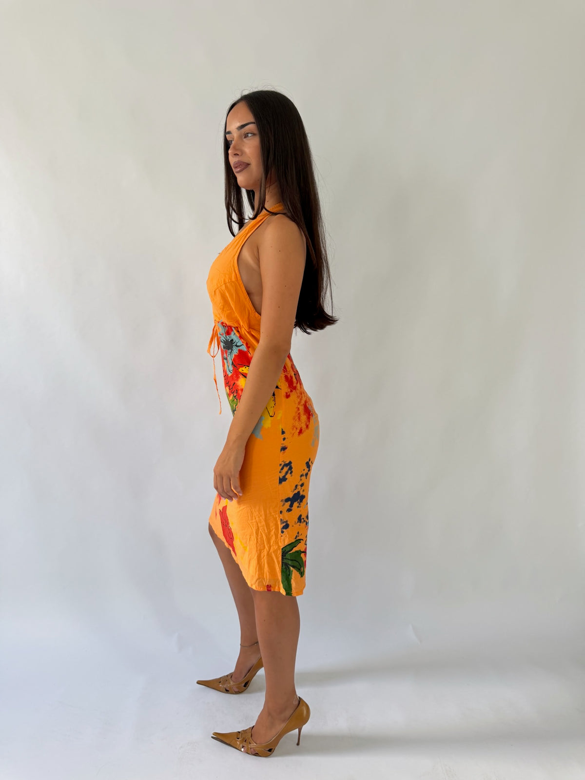 Halter Midi Dress