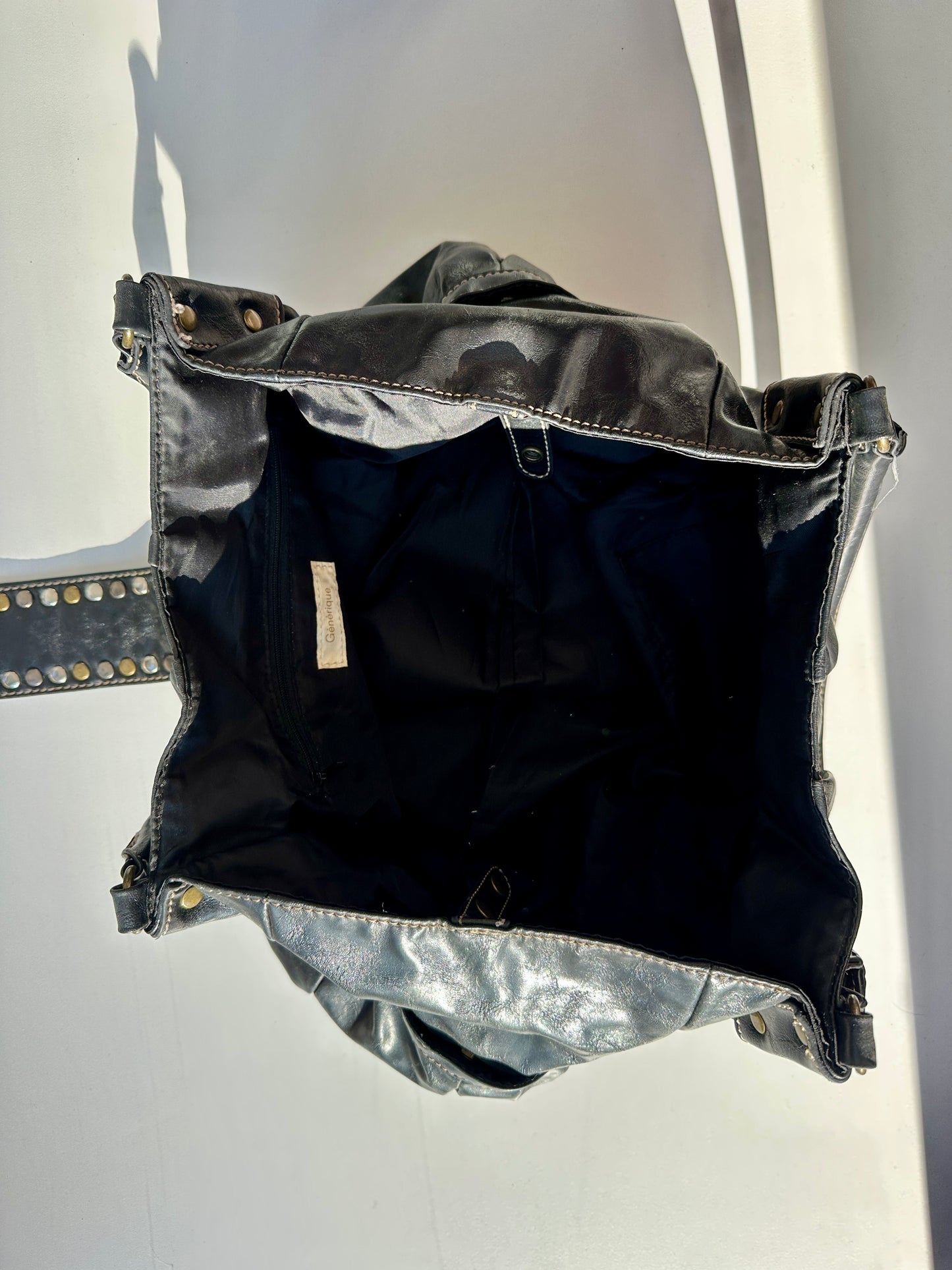 Black Studded Bag