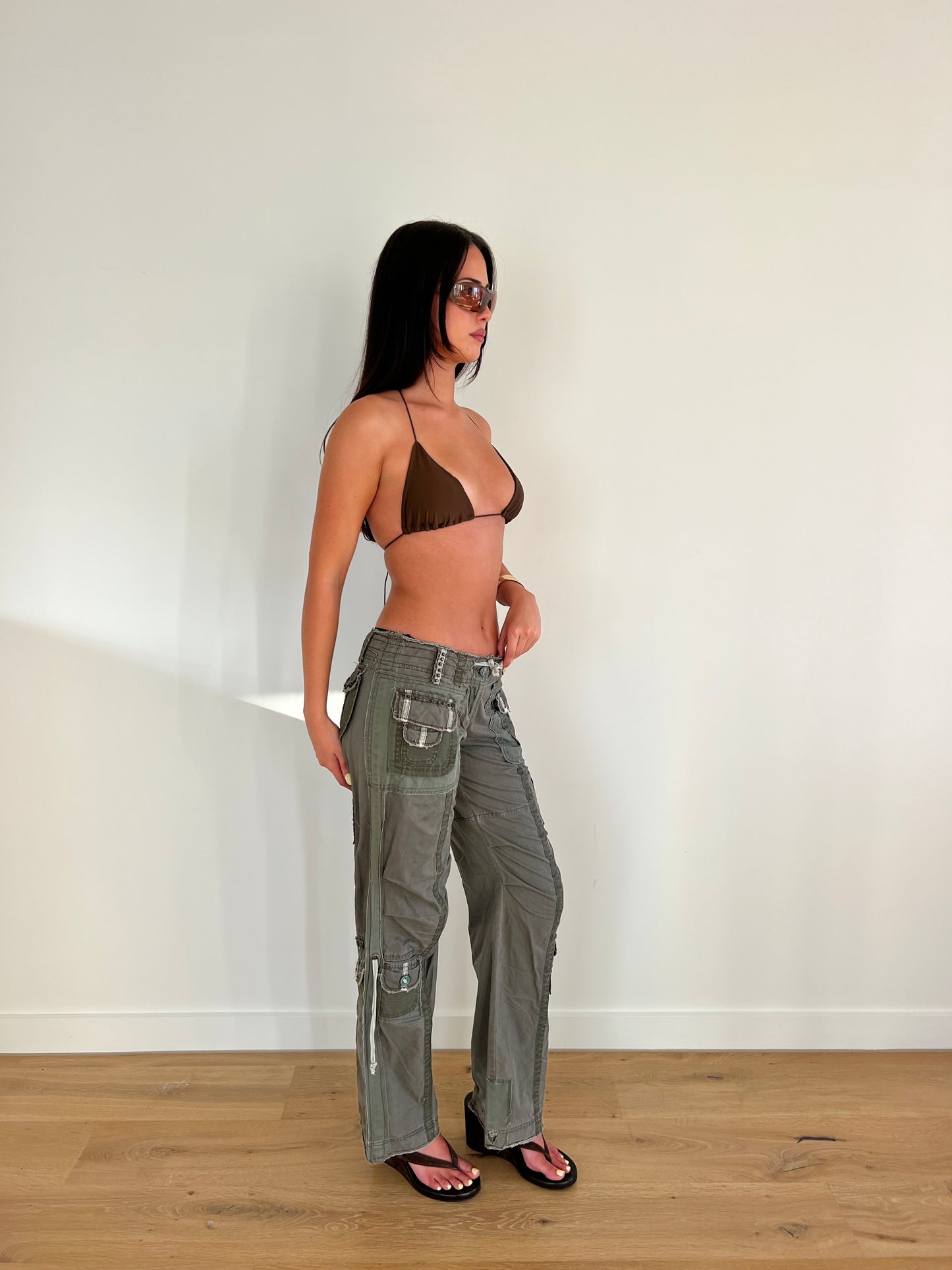 Low Rise Cargo Pants