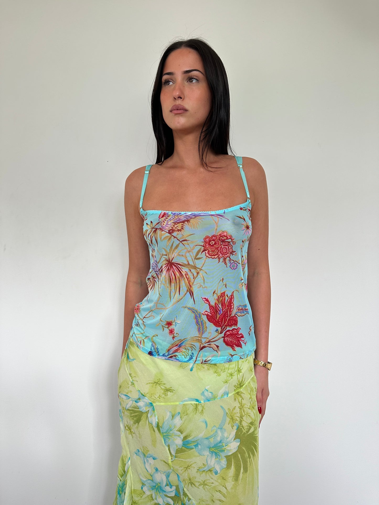 Roberto Cavalli Mesh Cami