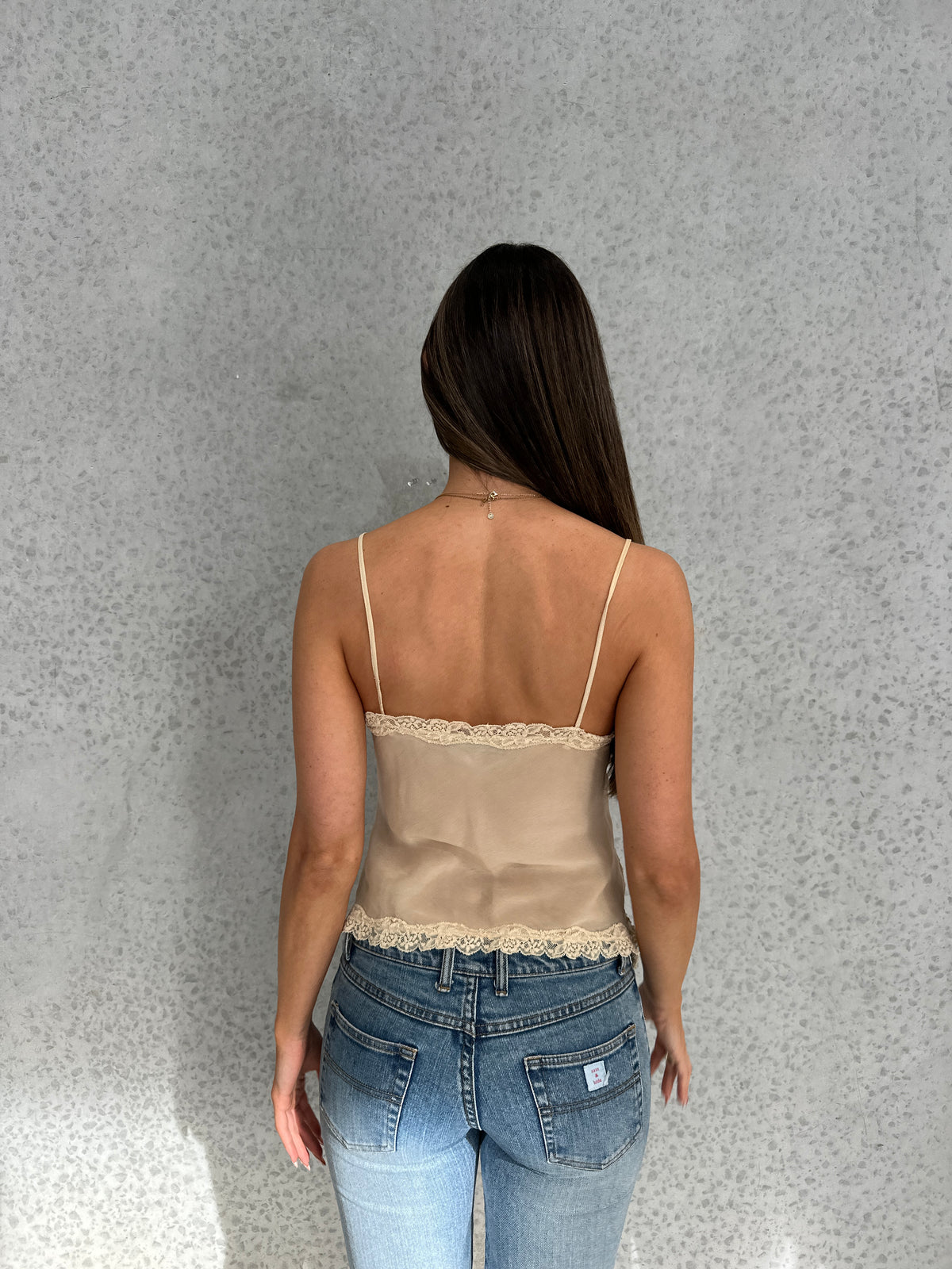 Italian Silk Beaded Cami