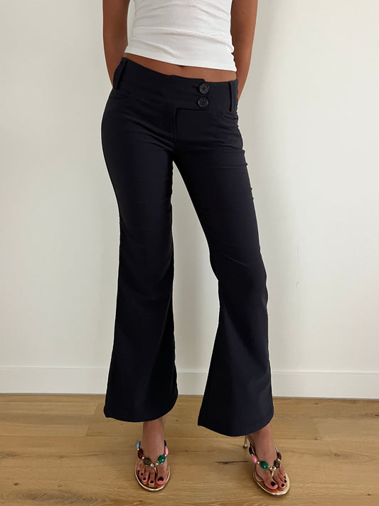 Low Rise Flare Pants
