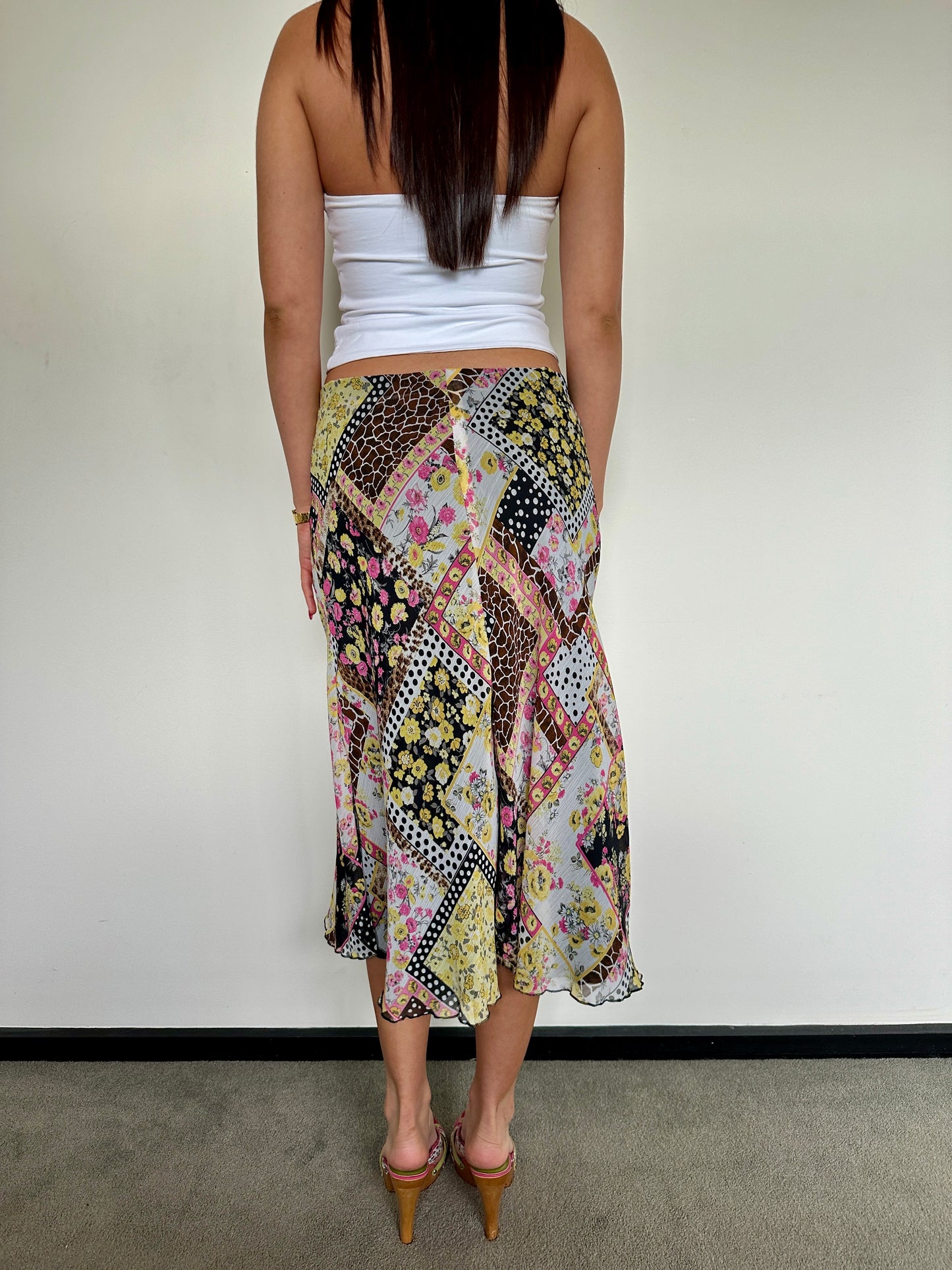 Floral Midi Skirt