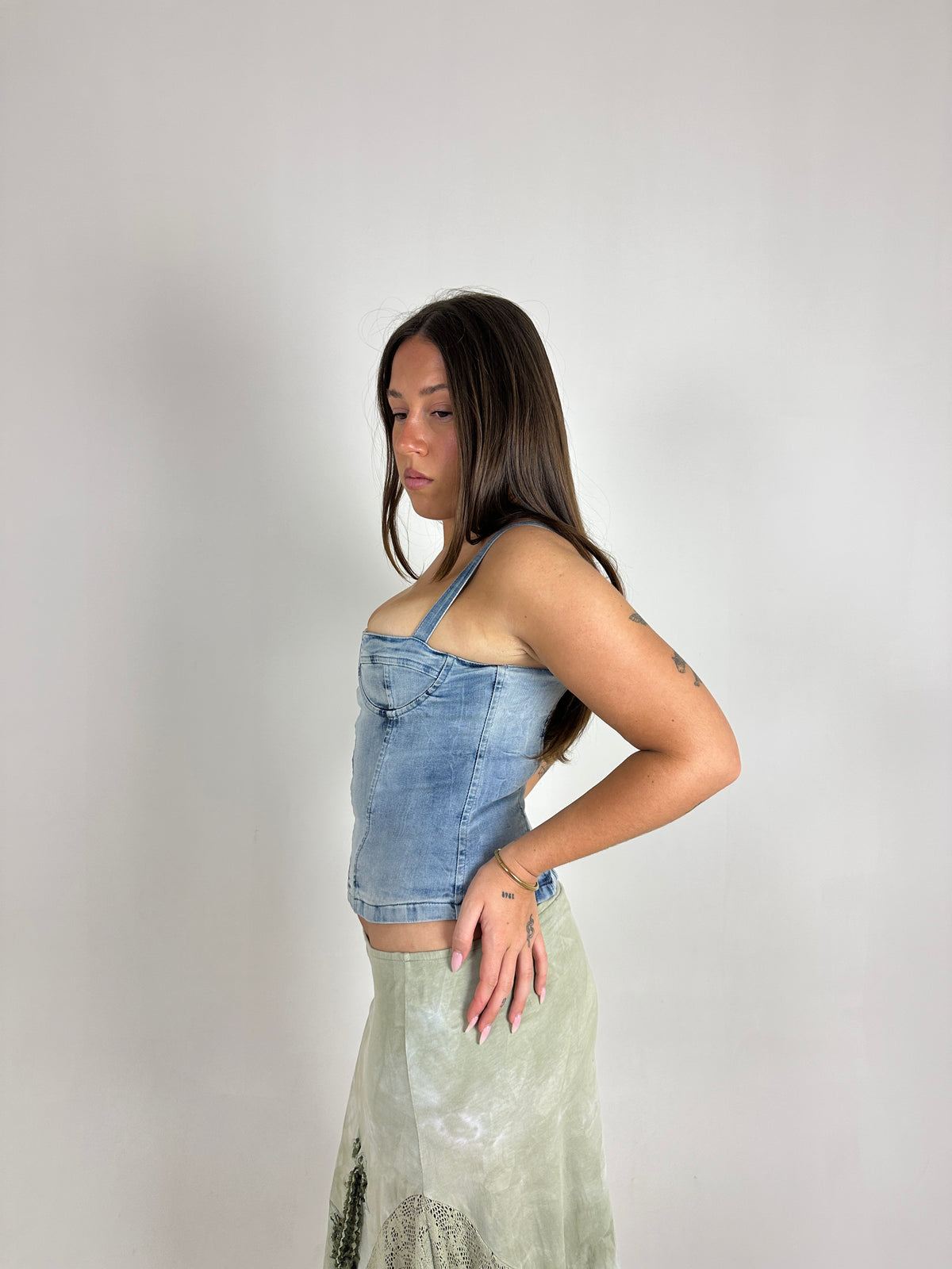 Italian Denim Corset