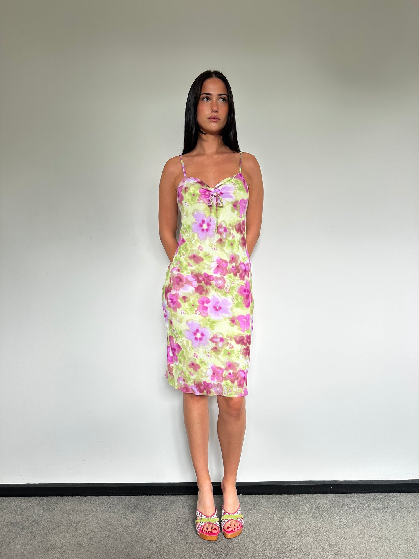Floral Midi Slip Dress